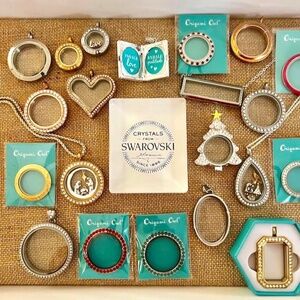 Origami Owl Lockets - All Brand New, Most in Original Packaging.